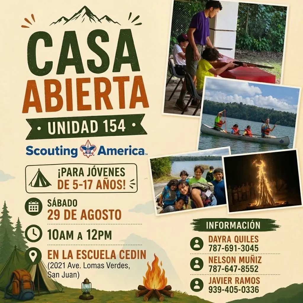 Casa Abierta - Unidad 154 de Scouting America