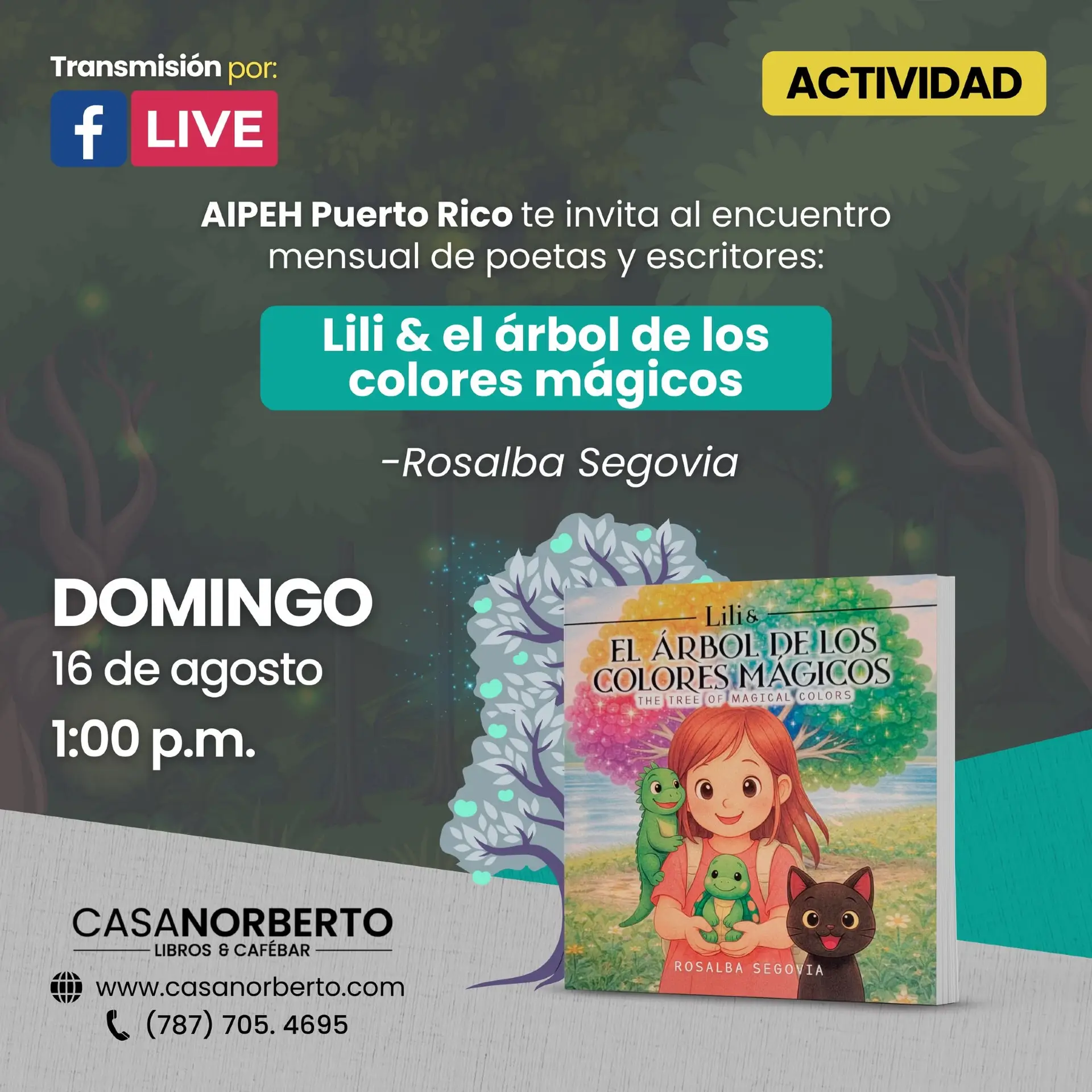Presentación del libro: “El árbol de los colores mágicos” - Librería Casa Norberto