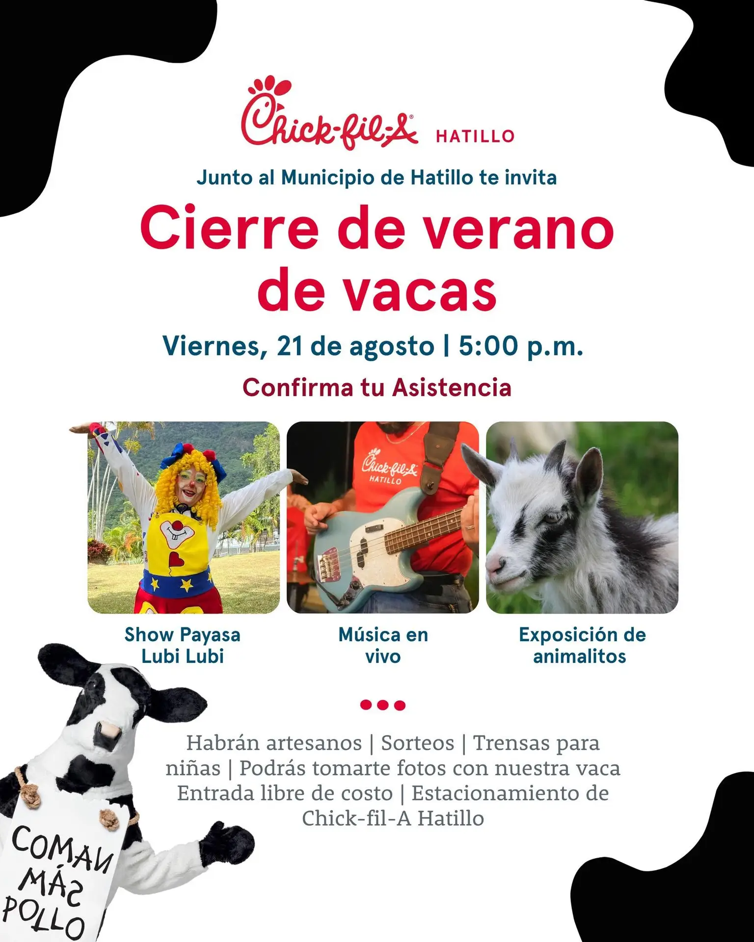 Cierre de Verano - Chick-fil-A (Hatillo)