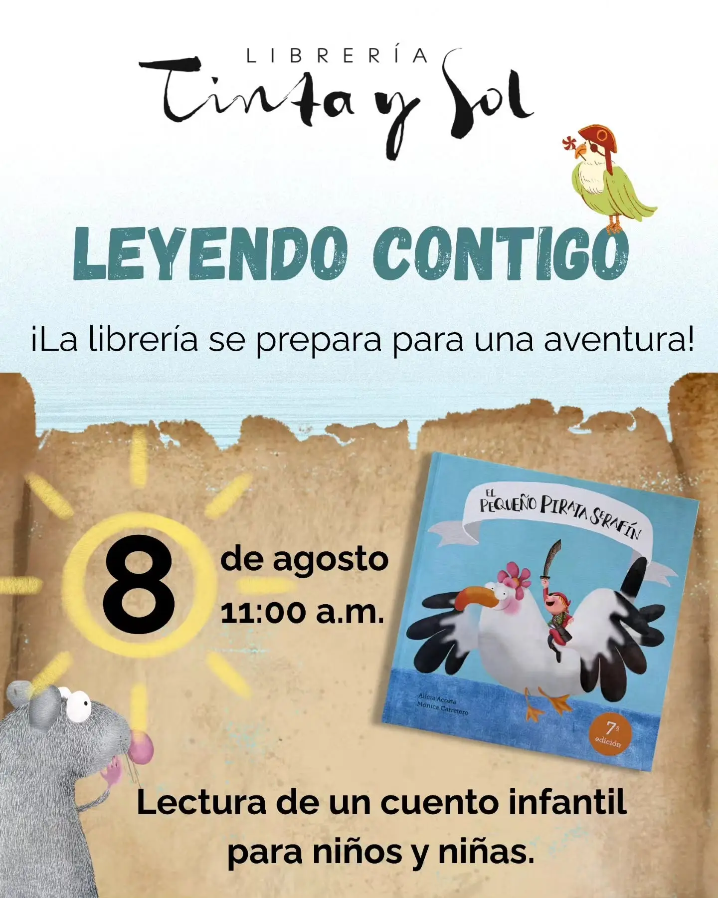 Leyendo Contigo - Librería Tinta y Sol