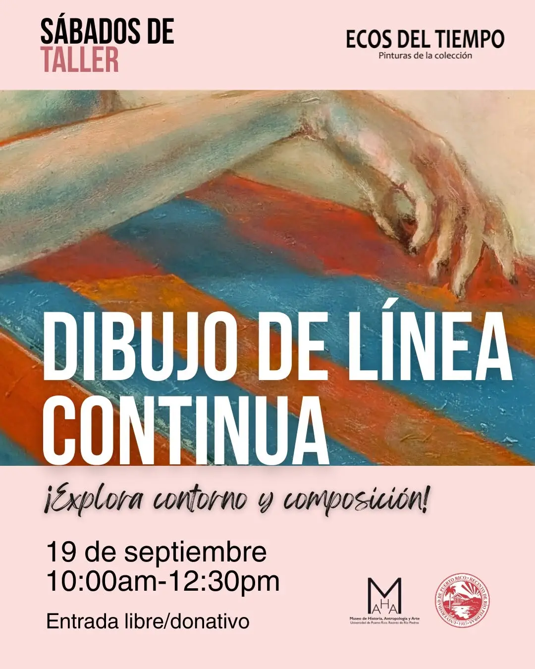 Sábado de Taller: Dibujo de Línea Continua - Museo de Historia, Antropología y Arte