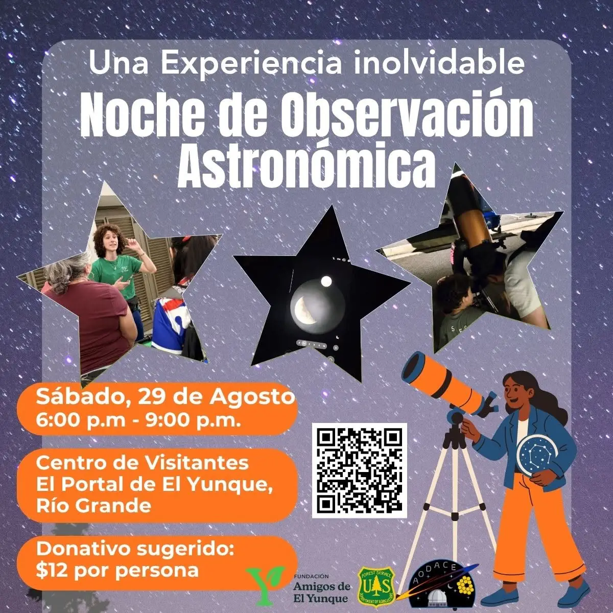 Noche de Observación Astronómica - Portal de El Yunque