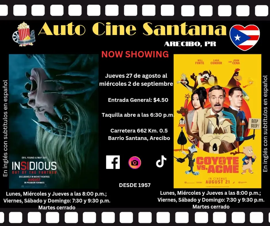 Auto Cine Santana: "Insidious" y "Coyote vs Acme"