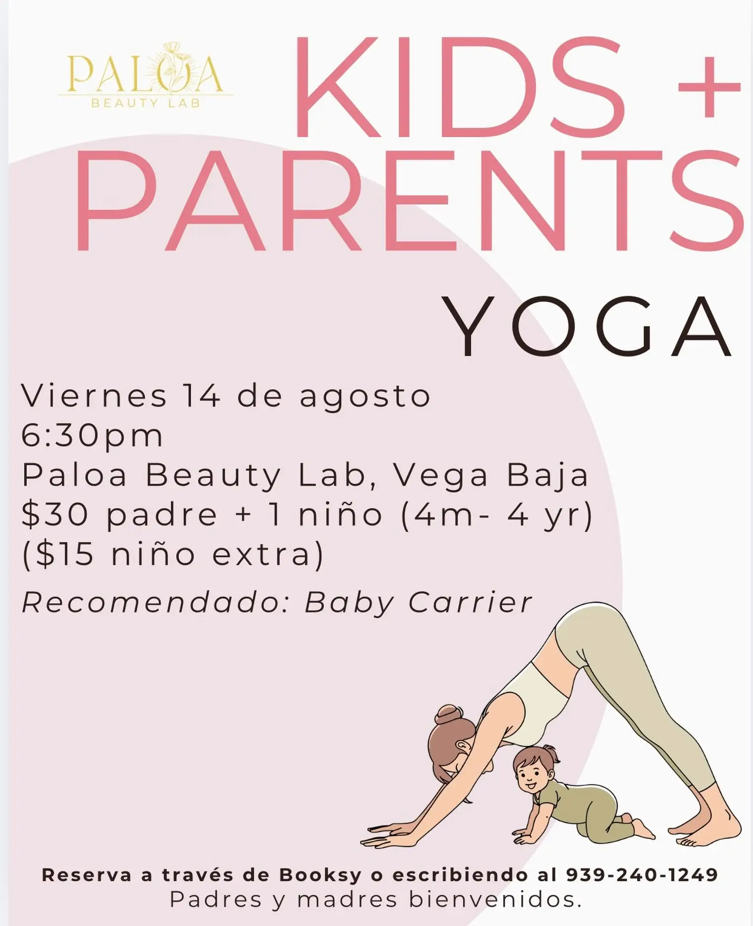 Kids + Parents Yoga - Paloa Beauty Lab