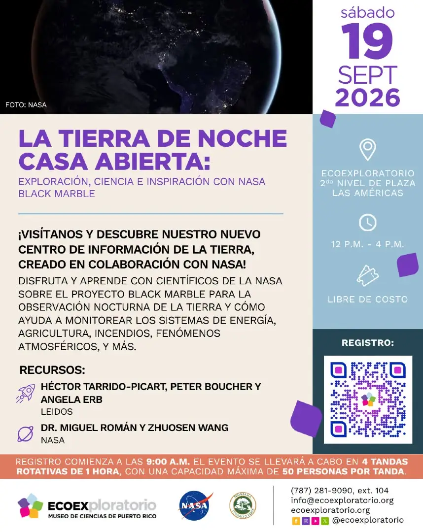 La Tierra de Noche: Casa Abierta - EcoExploratorio