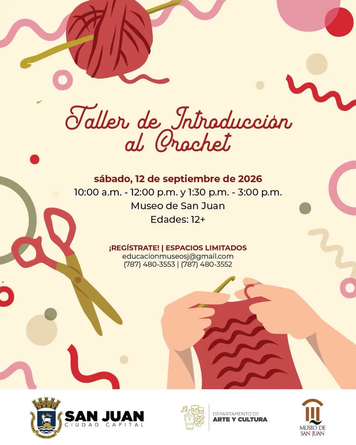 Taller de Introducción al Crochet - Museo de San Juan
