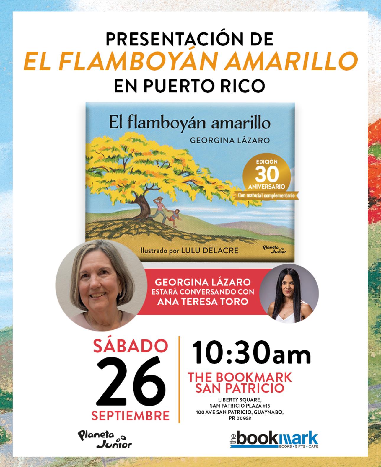 Presentación: "El Flamboyán Amarillo" - The Bookmark: San Patricio