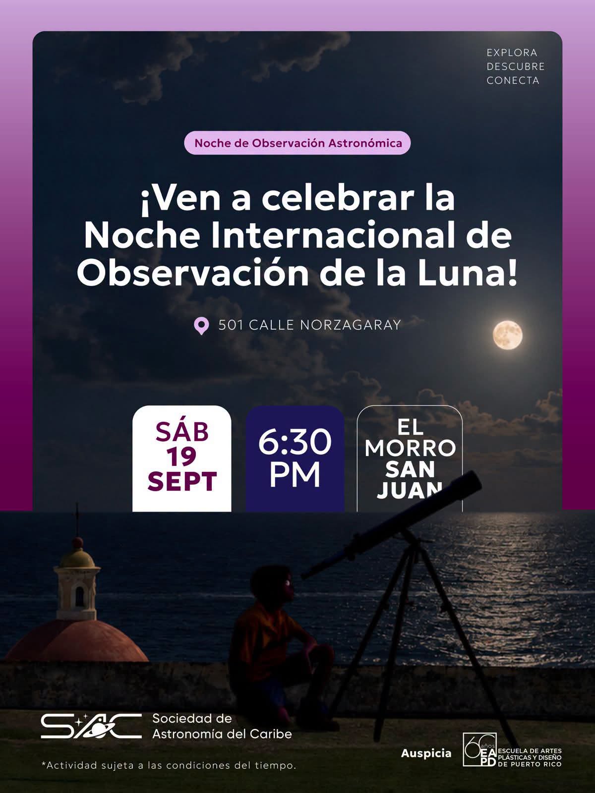 Noche de Observación Astronómica - Sociedad de Astronomía del Caribe