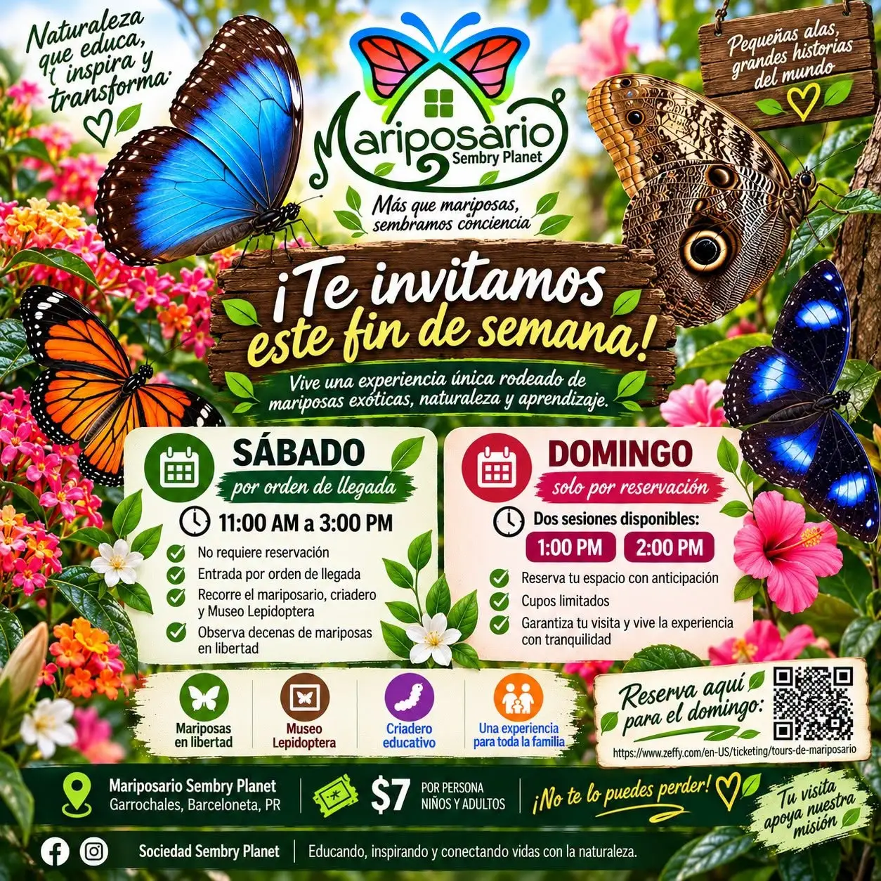 Mariposario Sembry Planet