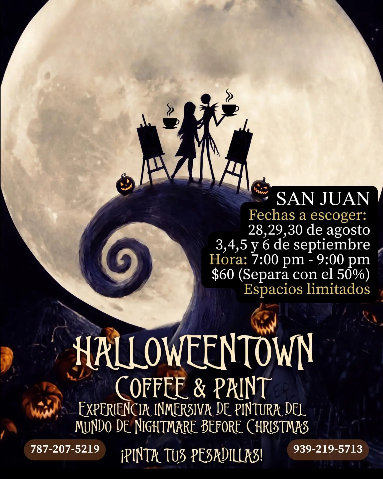 Halloweentown Coffe & Paint - Fortissimo Art Studio
