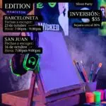 Glow in the Dark Broadway Paint & Silent Sing Along - Fortissimo Art Studio