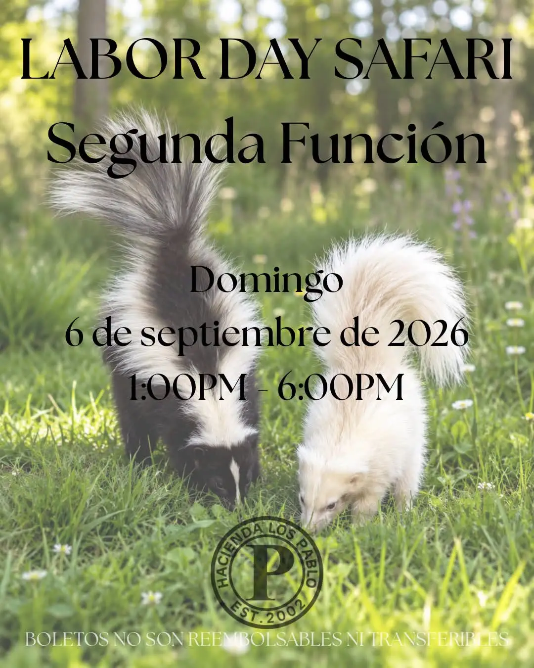 Labor Day Safari - Hacienda Los Pablo
