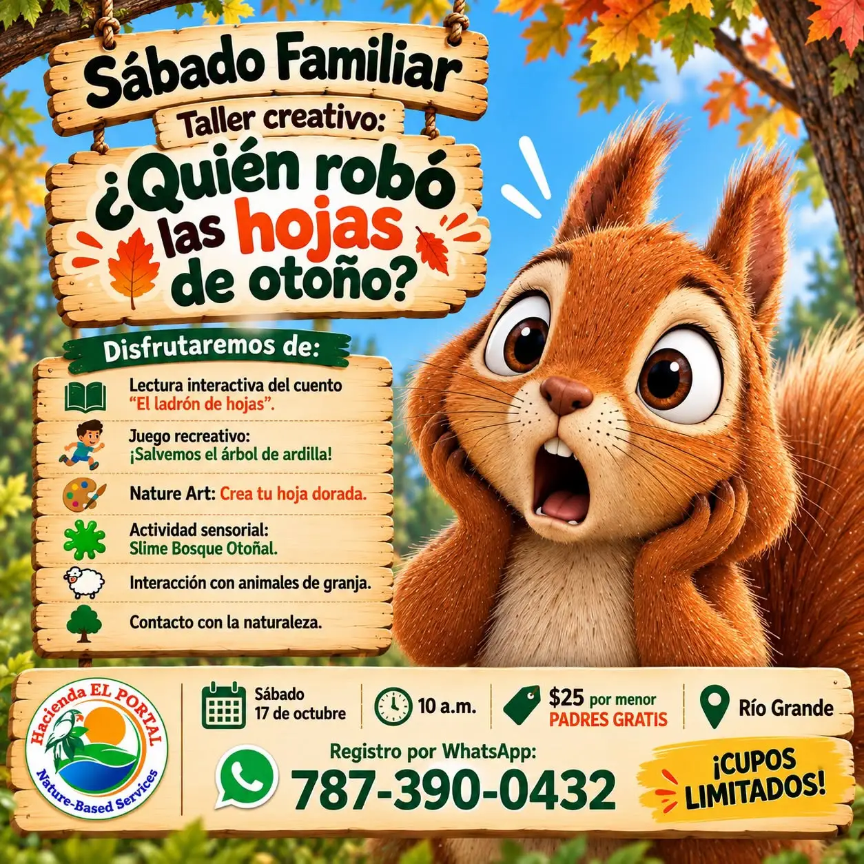 ¡Salvemos el árbol de Ardilla! - Hacienda El Portal