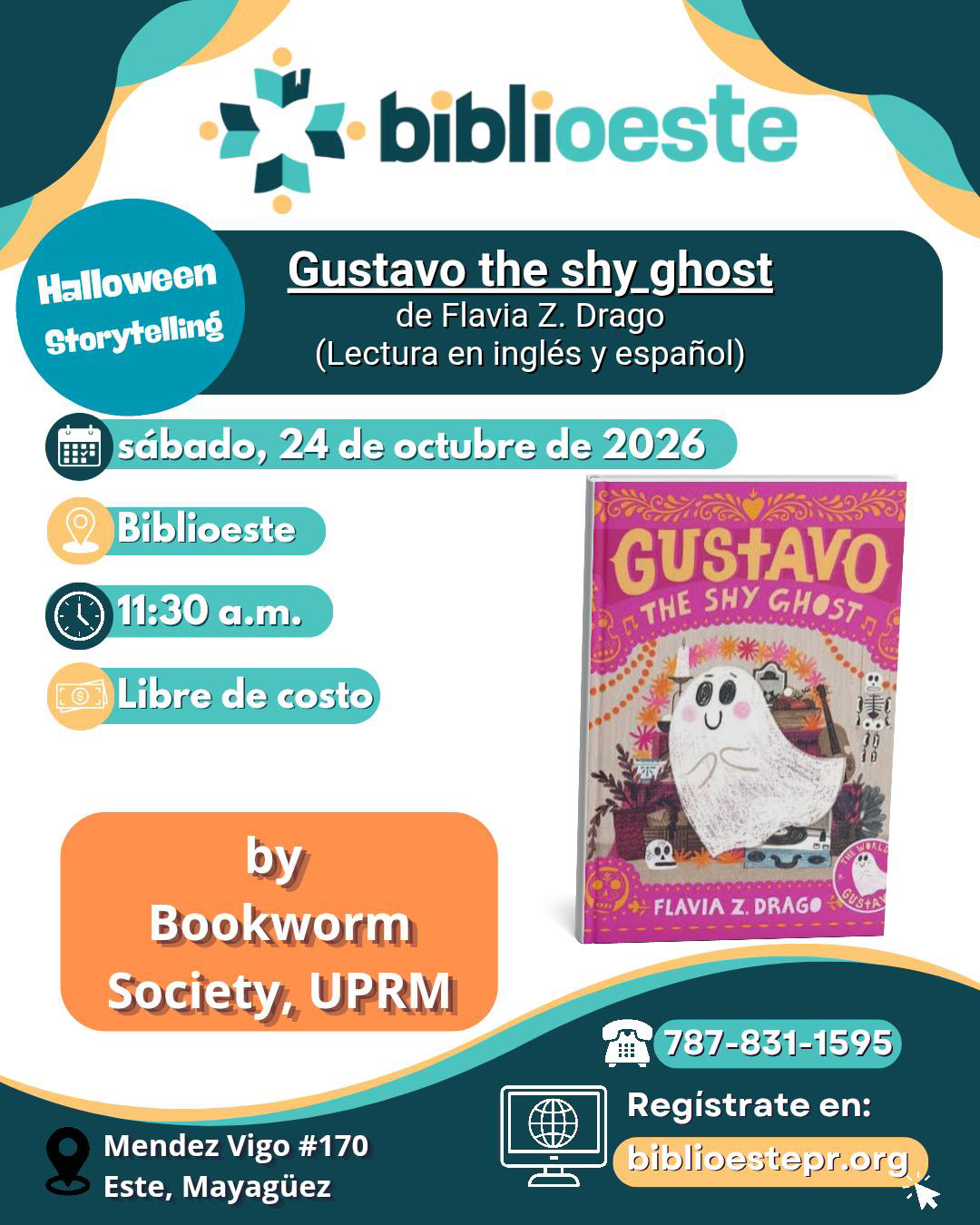 “Gustavo the shy ghost” - BibliOeste