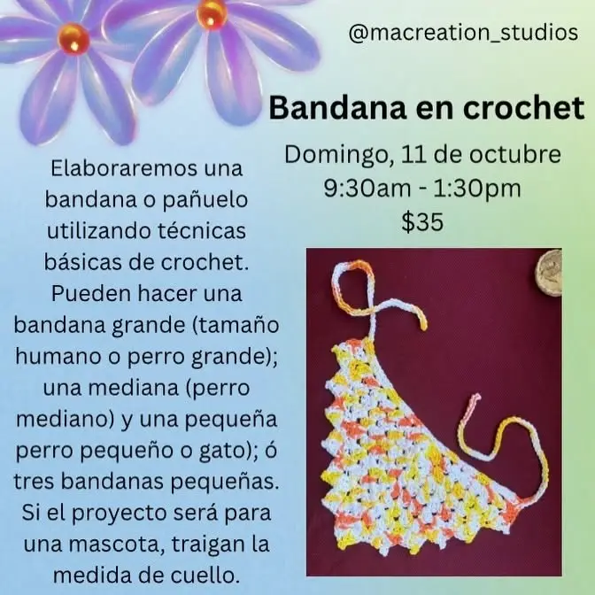 Bandana en Crochet - MAC Studios