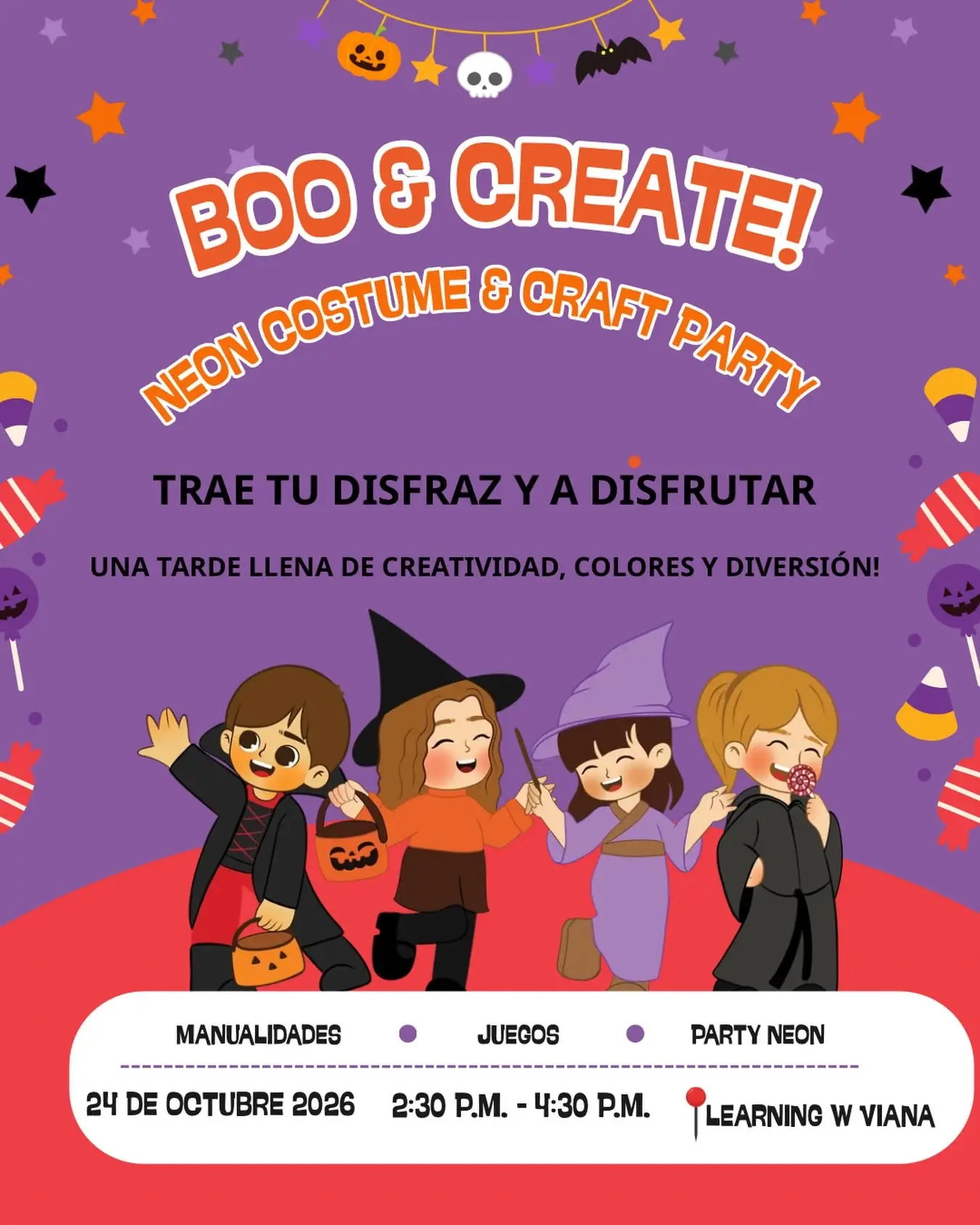 Boo & Create - Learning with Ms. Viana