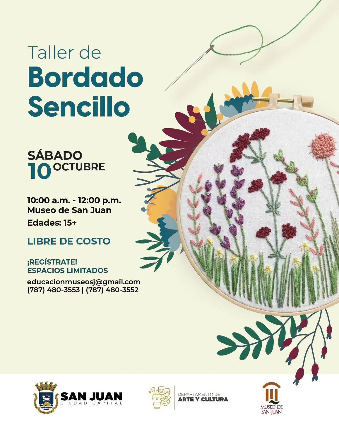 Bordado Sencillo - Museo de San Juan