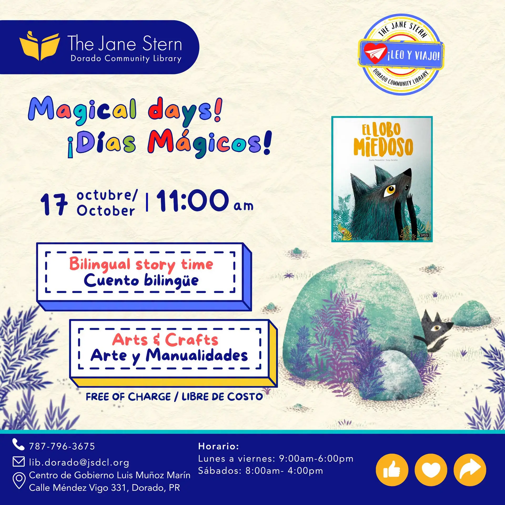 Días Mágicos - Biblioteca Jane Stern