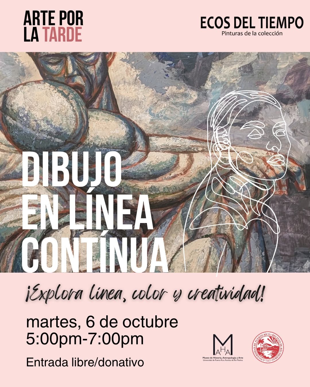 Sábado de Taller: Dibujo en Línea - Museo de Historia, Antropología y Arte