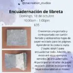 Encuadernación de Libreta con Materiales Reciclados - MAC Studios