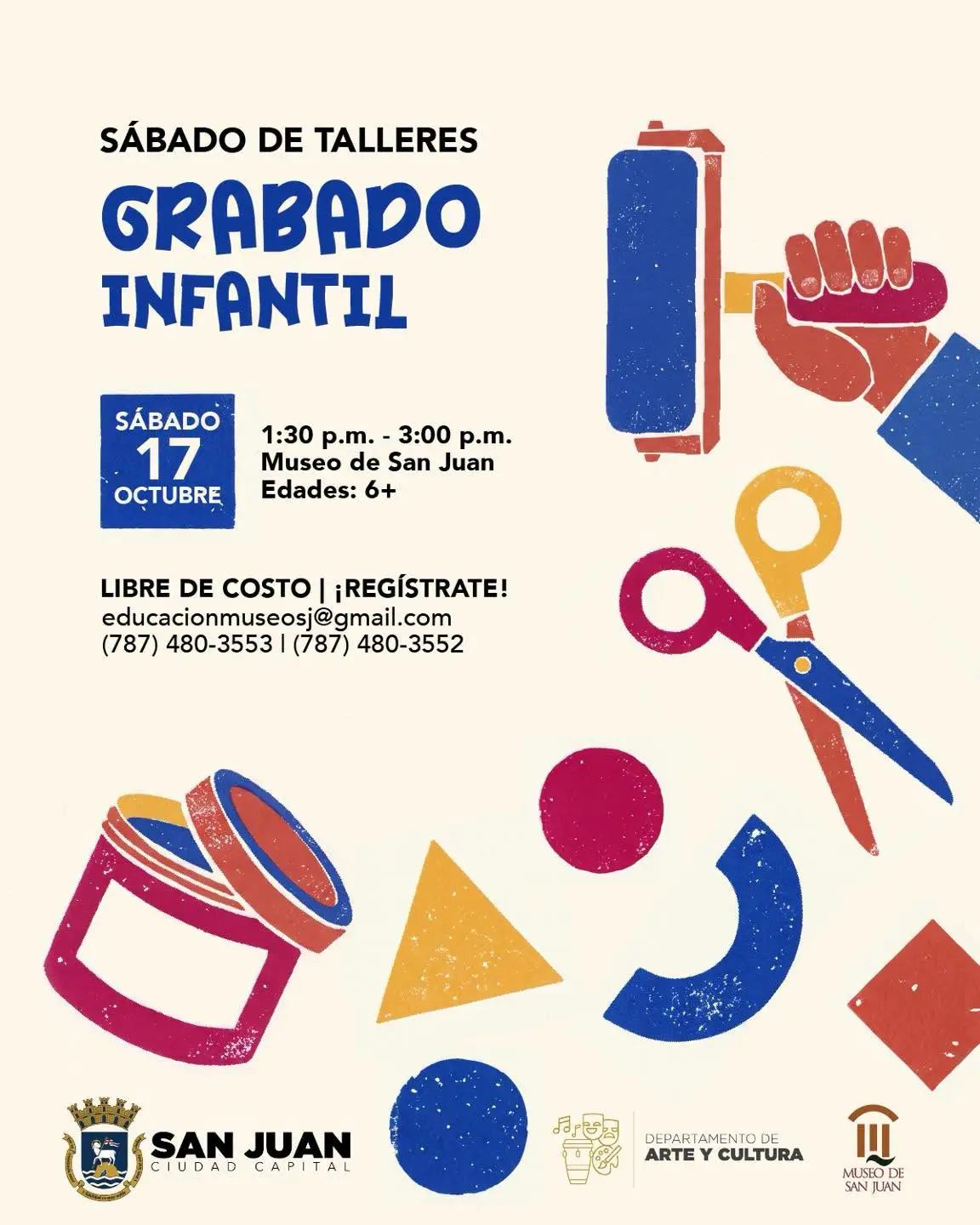 Grabado Infantil - Museo de San Juan