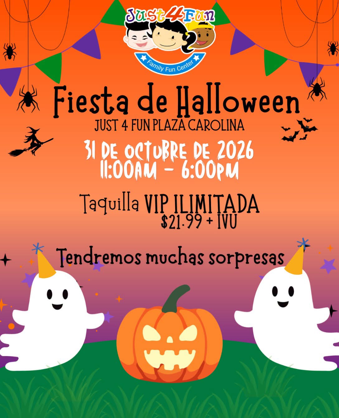 Fiesta de Halloween - Just 4 Fun