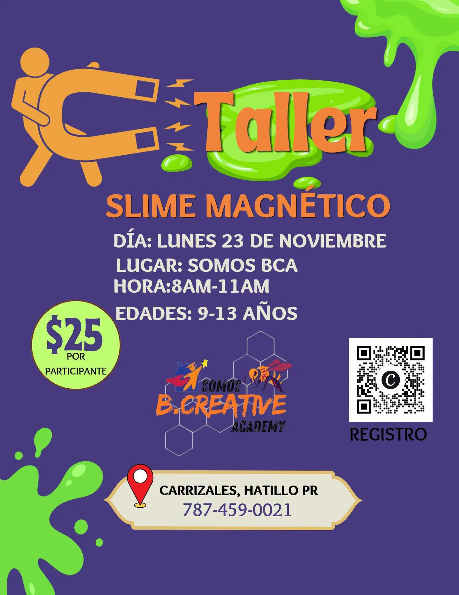 Taller Slime Magnético - B.creative Academy