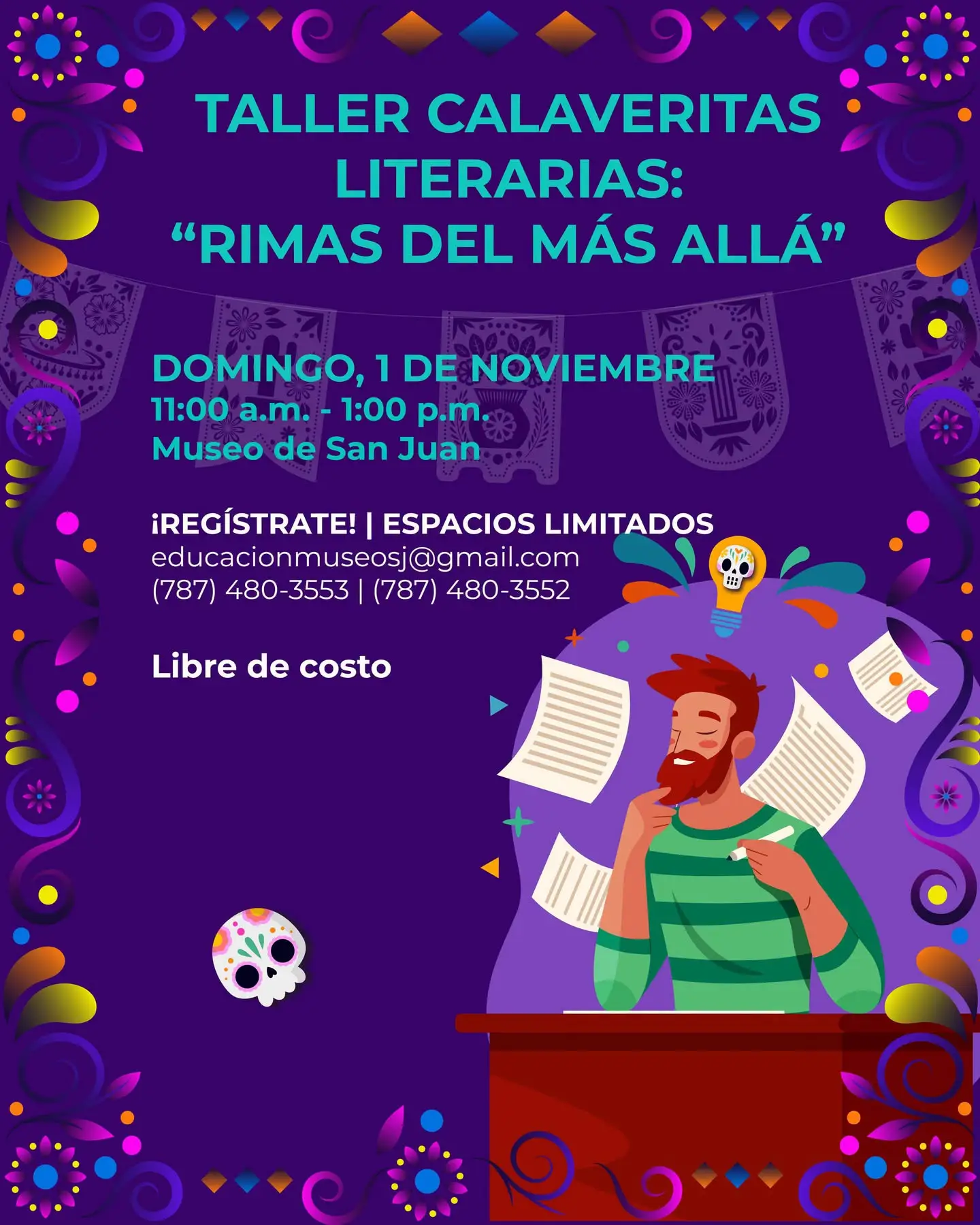 Taller de Calaveritas Literarias - Museo de San Juan
