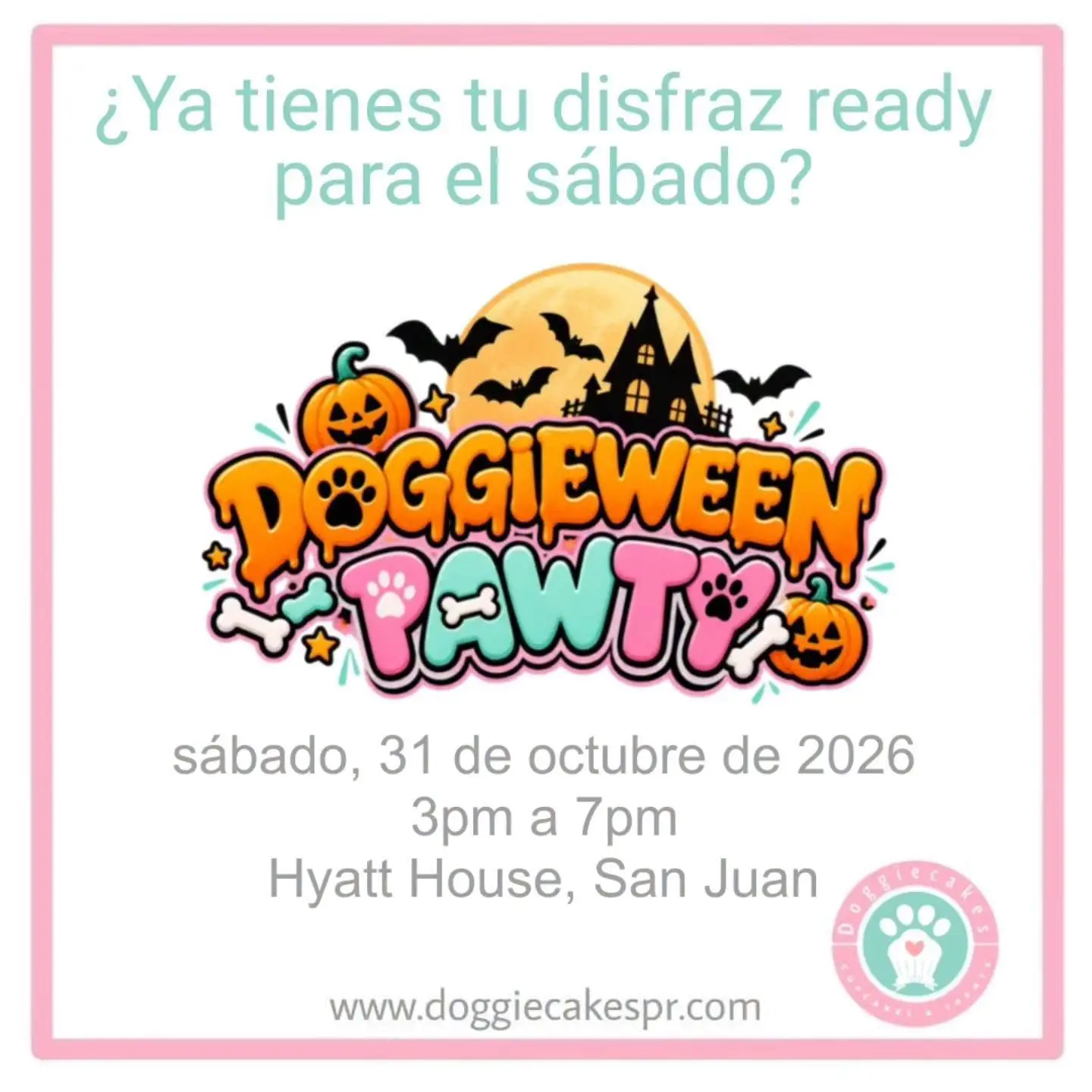 Doggieween Pawty - Doggie Cakes