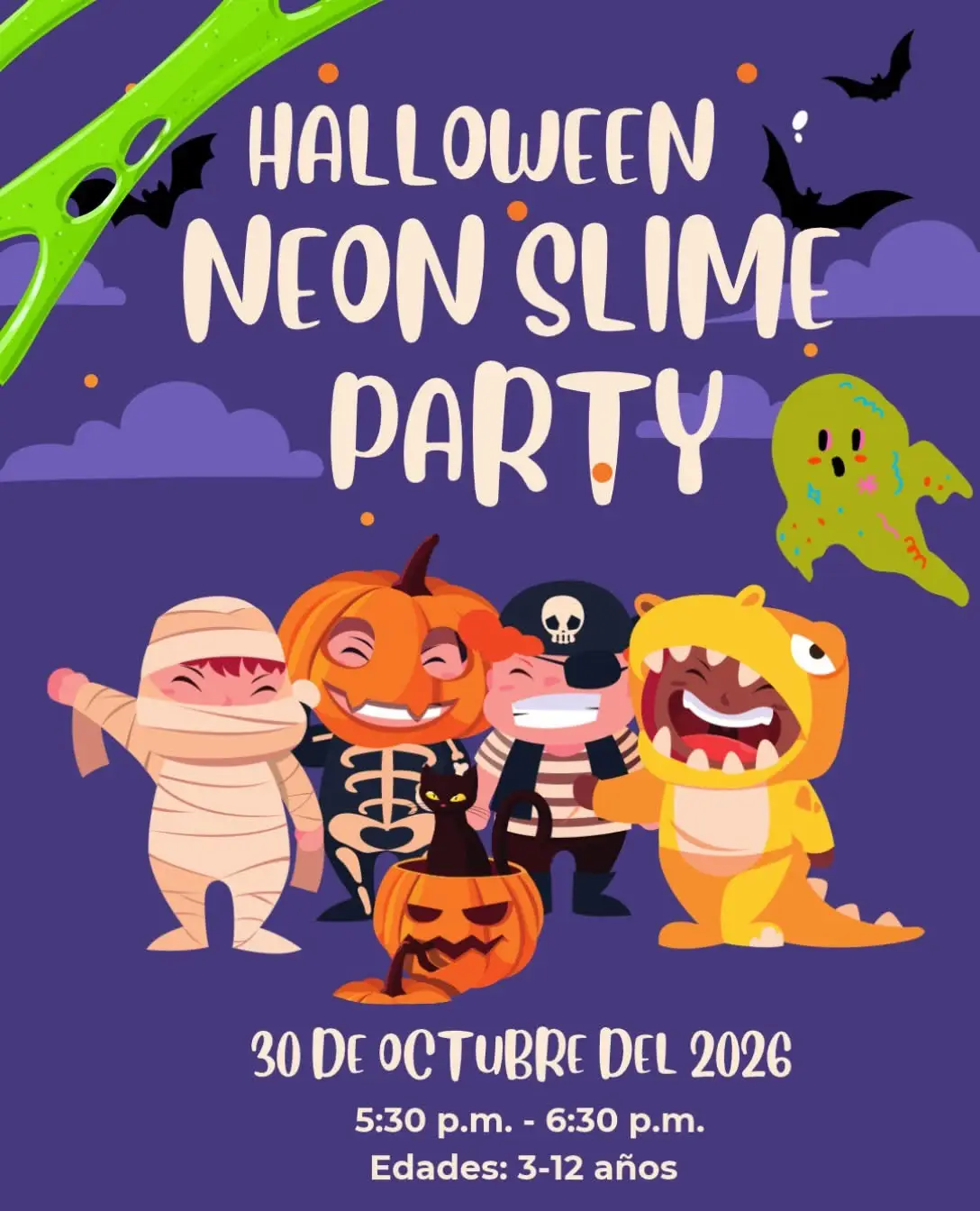 Halloween Neon Slime Party - Learning with Ms. Viana