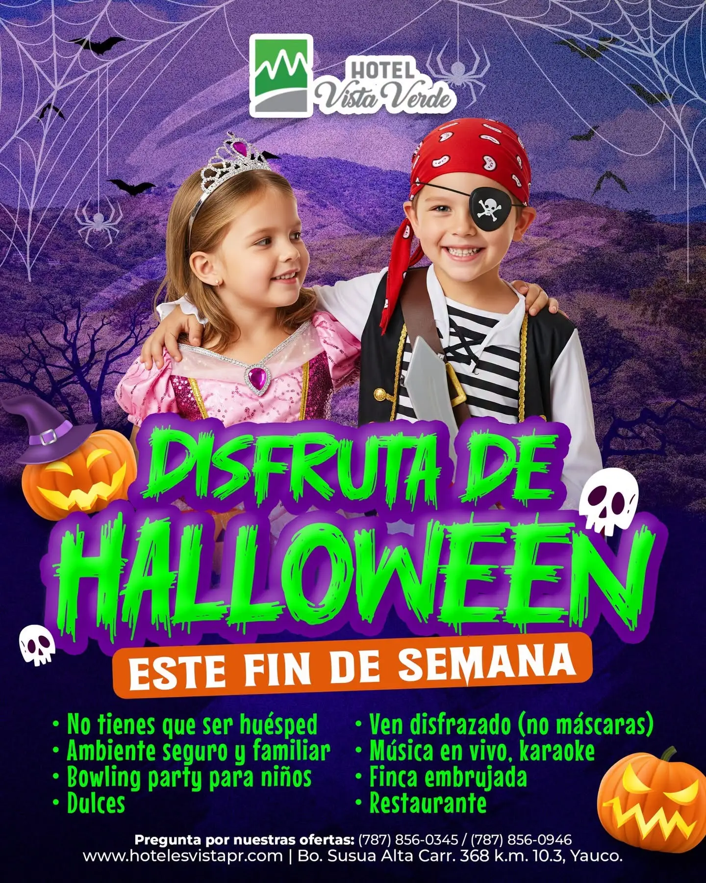 Disfruta de Halloween - Hotel Vista Verde