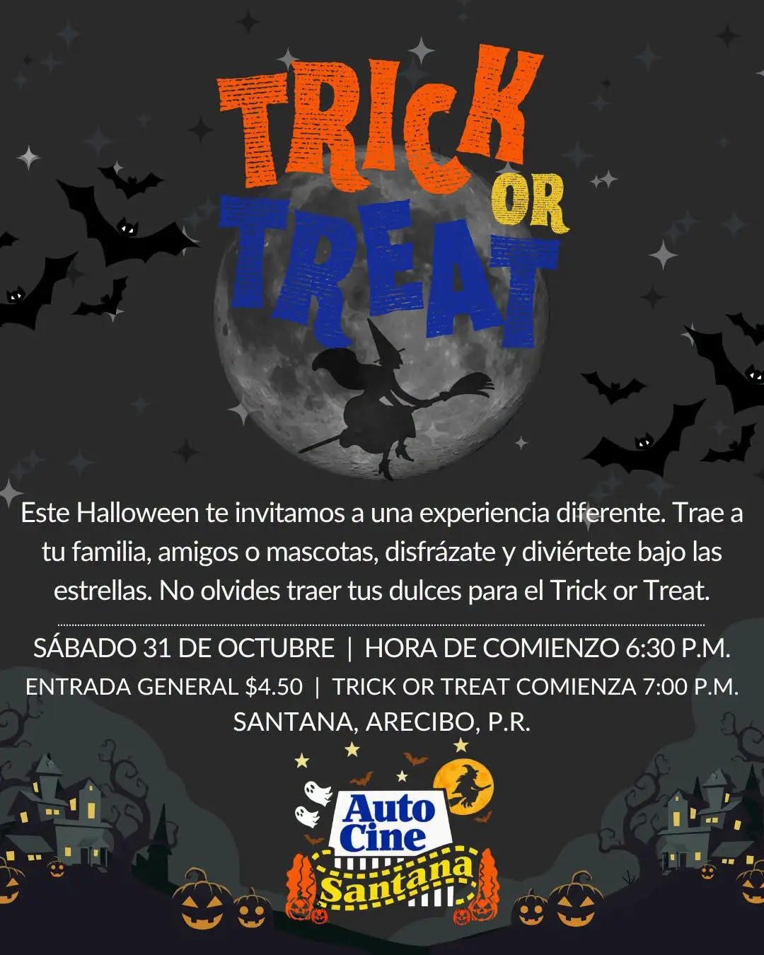 Trick or Treat - Auto Cine Santana