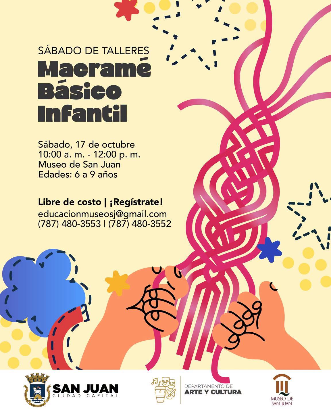 Macramé Básico Infantil - Museo de San Juan