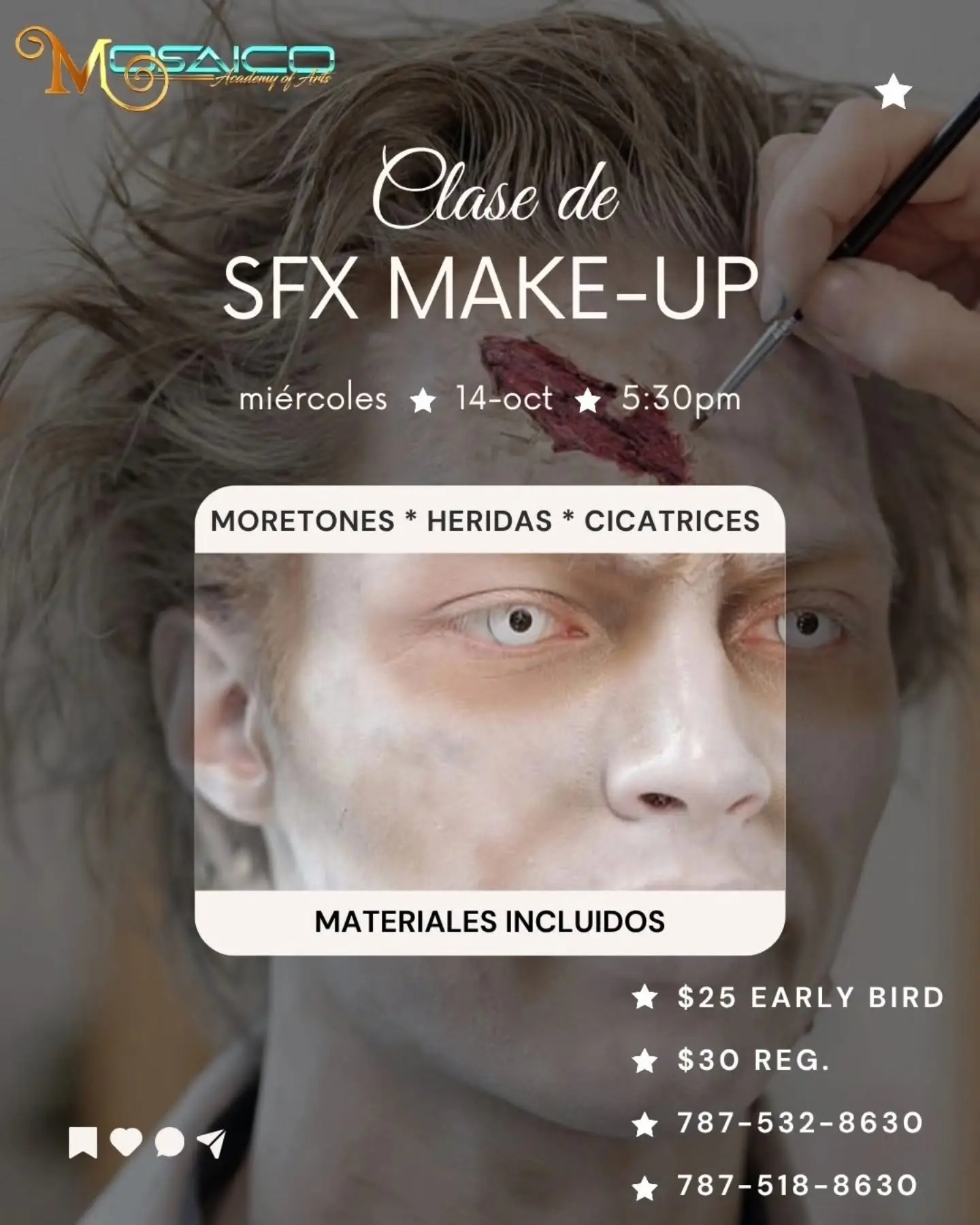SFX Make Up: Maquillaje Teatral - Mosaico Academy