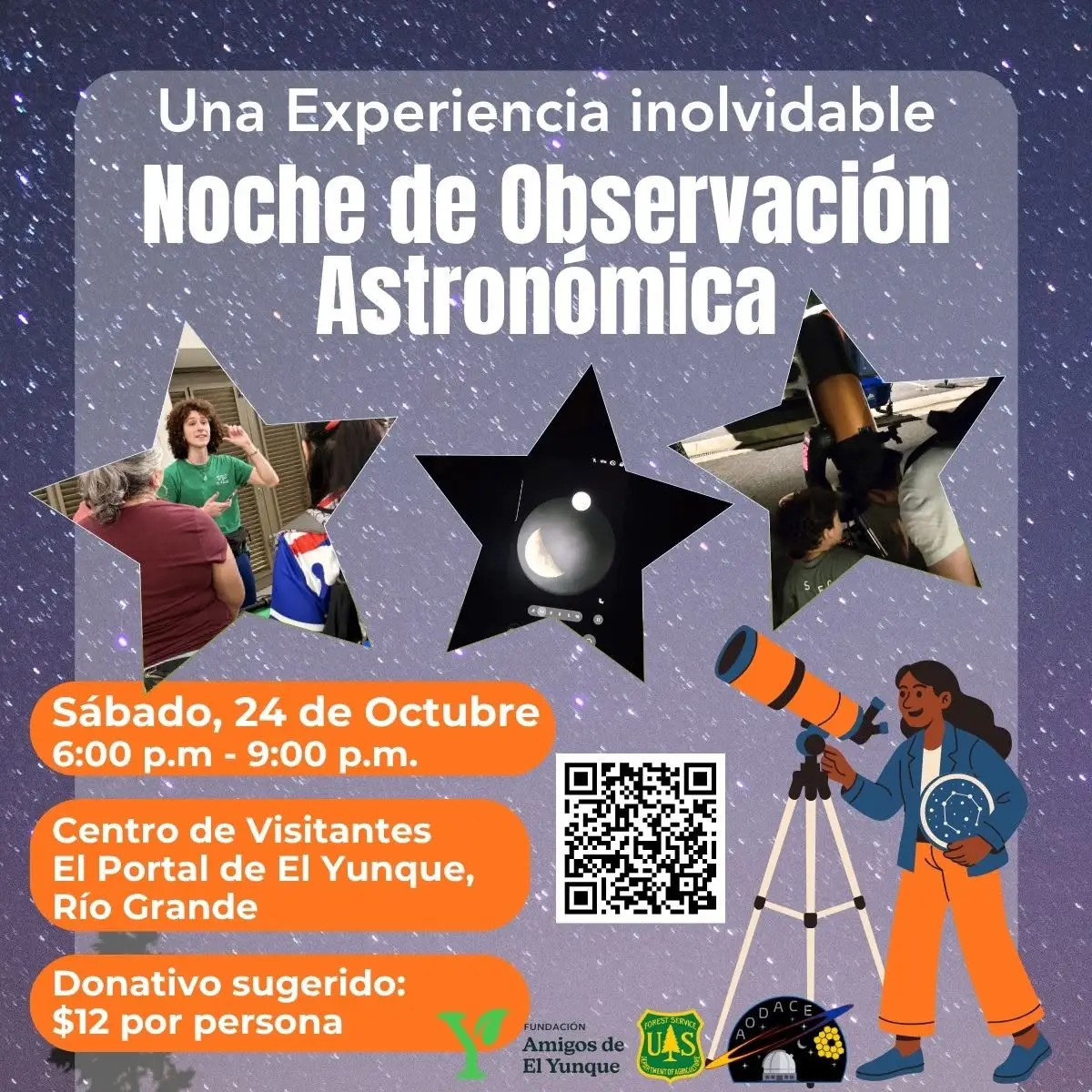 Noche de Observación Astronómica - Portal de El Yunque
