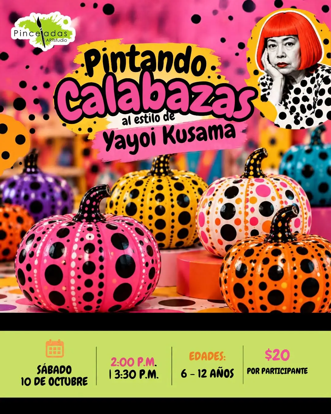 Pintando Calabazas - Pinceladas Art Studio