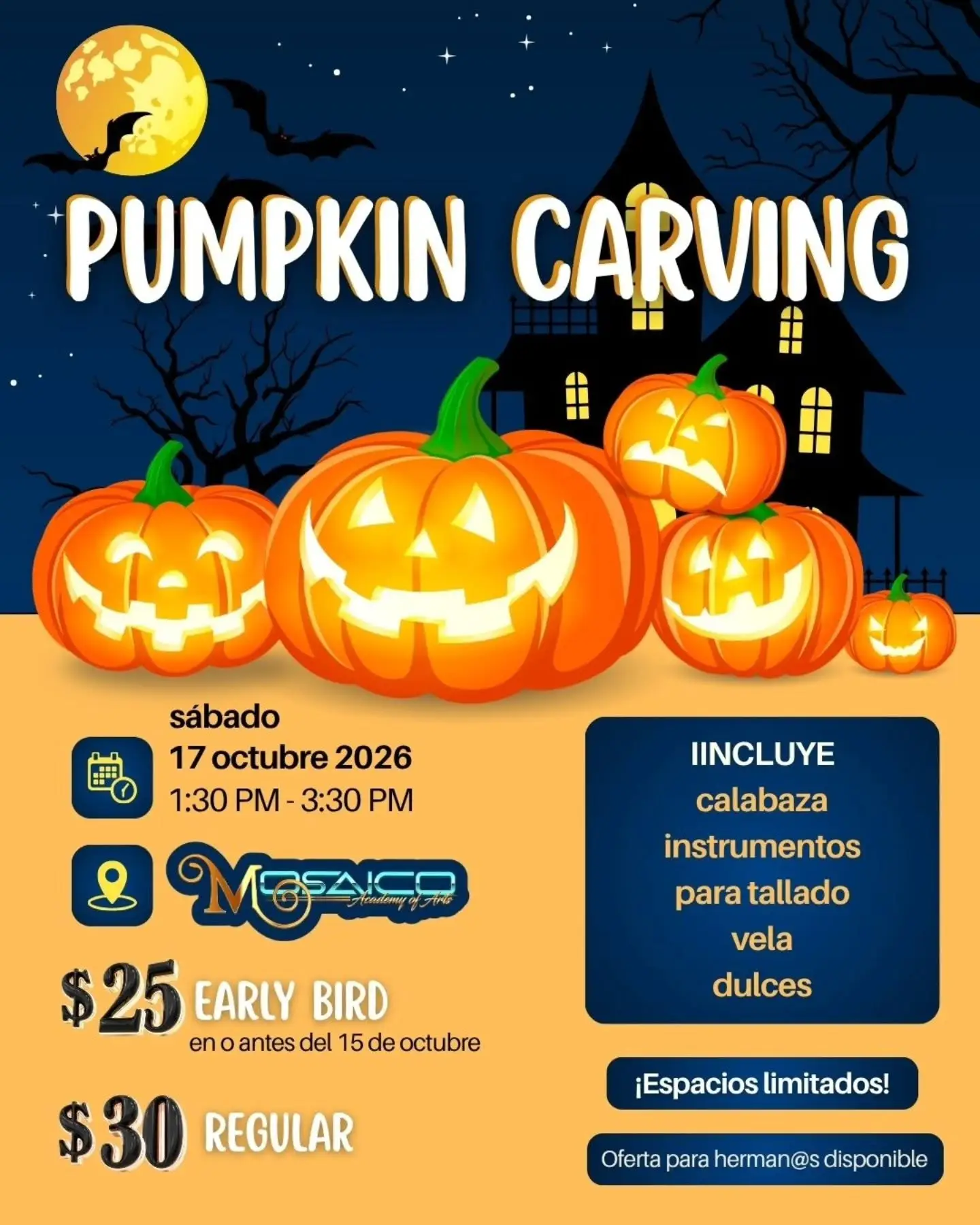 Pumpkin Carving - Mosaico Academy