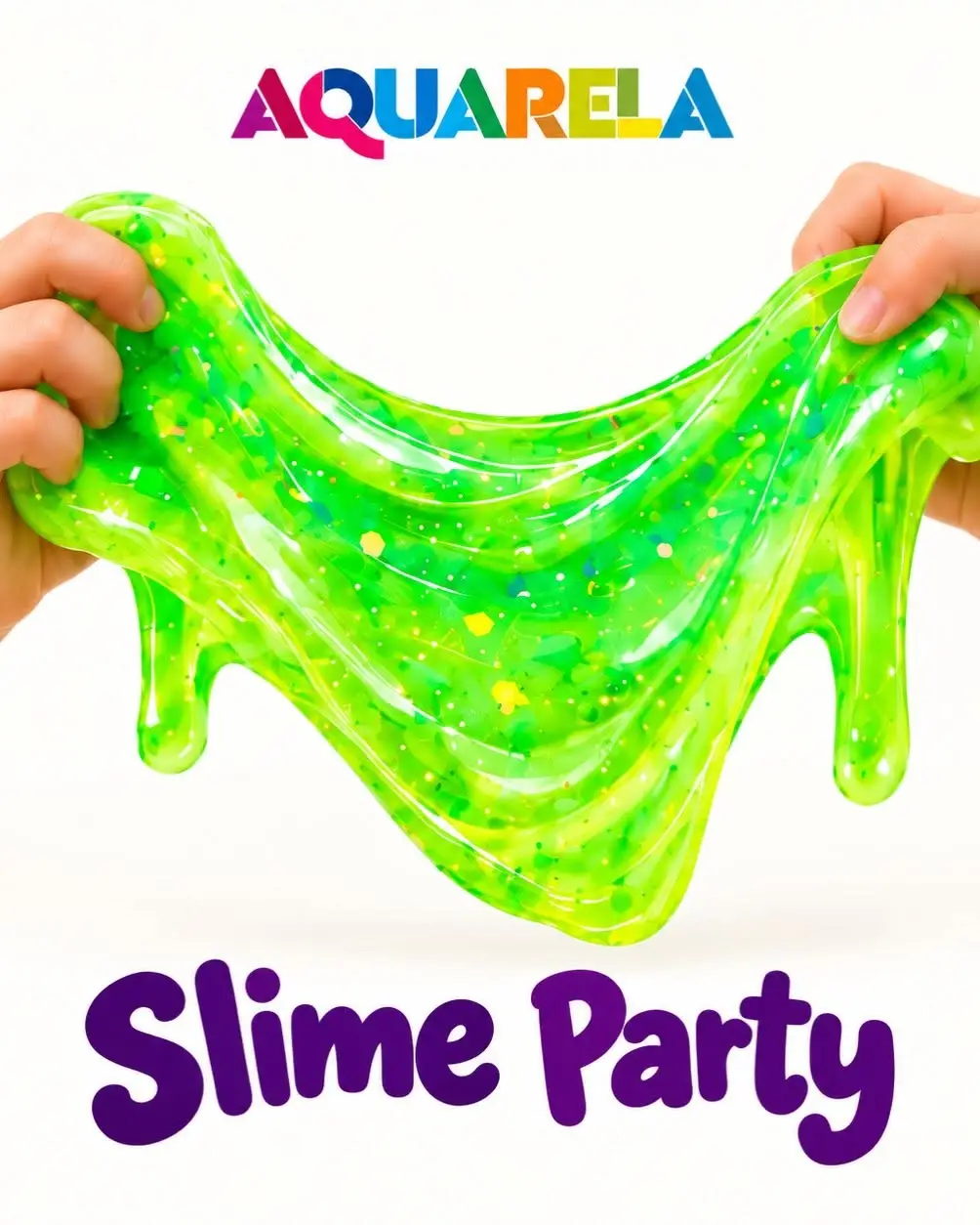 Halloween Slime Party - Aquarela