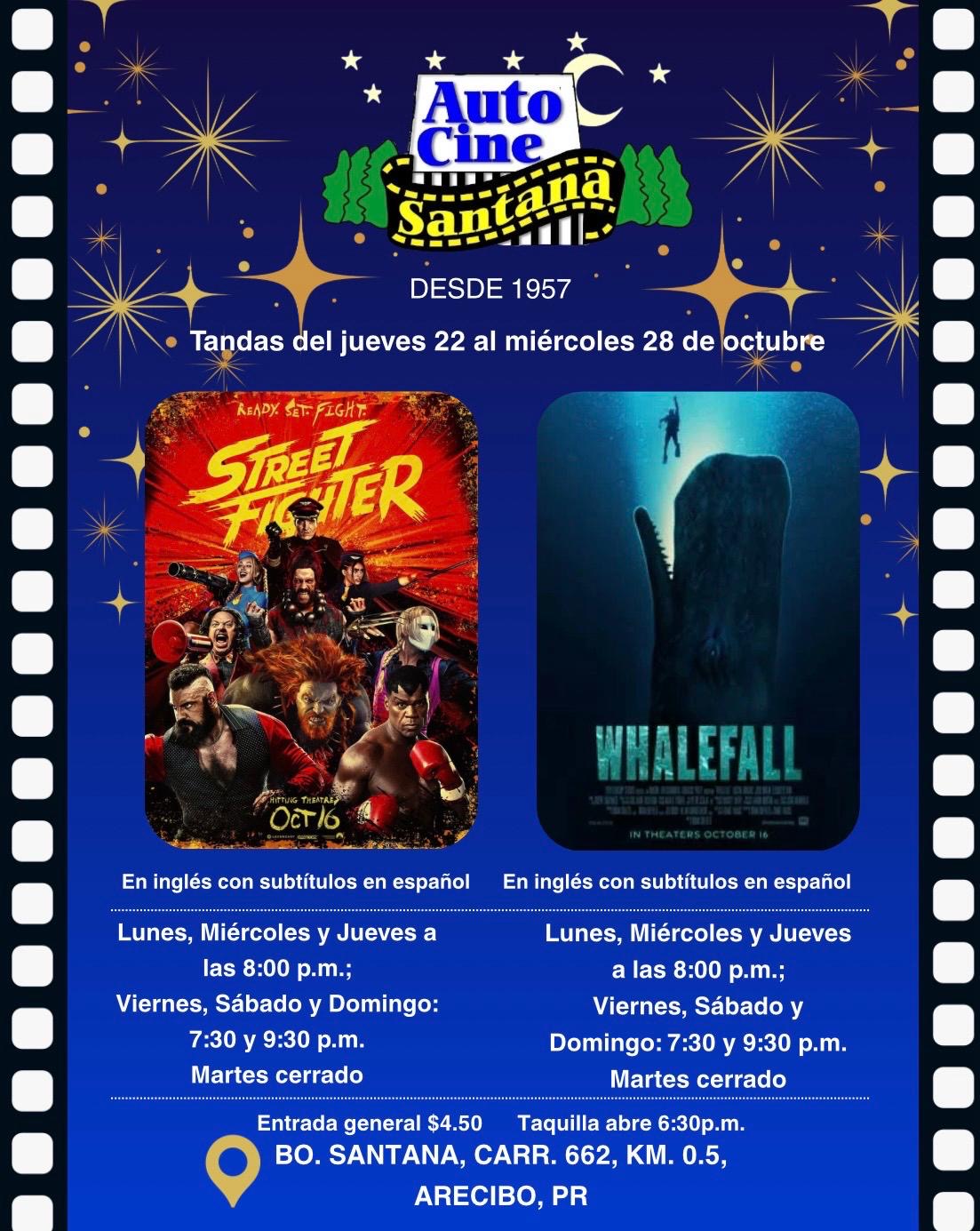“Street Fighter” y “Whale Fall” - Auto Cine Santana